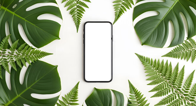 Mobile Mockup, Nature Interface