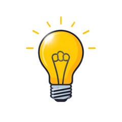 A vibrant light bulb illustration with a fist inside, symbolizing creativity and innovative ideas. Perfect for projects related to inspiration and motivation.