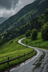 Fototapeta premium road in the mountains