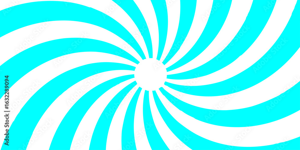 Poster abstract optical illusion twisted background vector design. geometric abstract blue cartoon. illustr