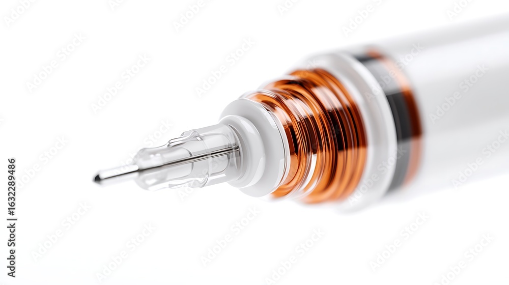 Aufkleber a close-up of a sleek, modern pen showcasing its intricate design and fine tip, emphasizing its qual