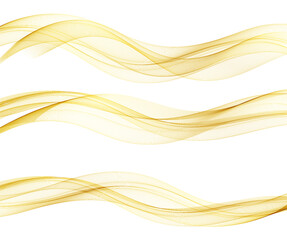 Abstract Blue Transparent Wave . Vector Abstract Smoke wave background.
