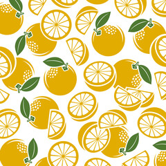 Grapefruit background, pattern set. Collection icons grapefruit. Vector