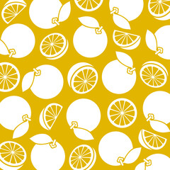 Grapefruit background, pattern set. Collection icons grapefruit. Vector