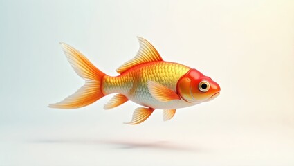 Detailed illustration of a goldfish.