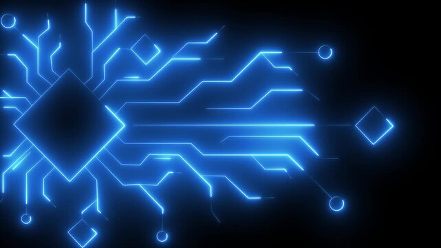 Abstract futuristic digital network with glowing neon connected by lines red lines. Abstract digital dot line particle data background connecting technology concept Motherboard circuit pattern - Powered by Adobe