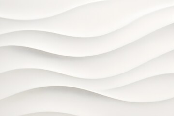 Obraz premium Minimal Abstract White Wavy Layered Background