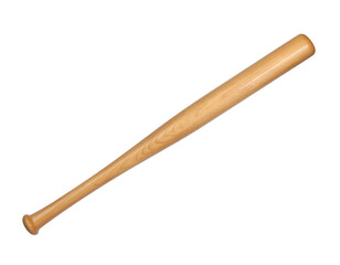 Baseball bat on transparent background