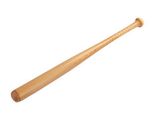 Baseball bat on transparent background