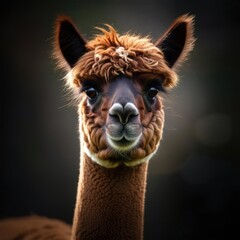 Obraz premium Close-up of a llama