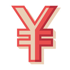 Obraz premium japanese yen symbol