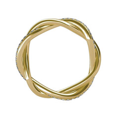 Fototapeta premium gold medal isolated on white