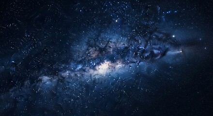 Stunning Milky Way Galaxy and Starfield Background