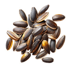 Obraz premium sunflowwer seeds isolated [Transparent Background PNG].