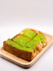 Pandan Custard Toast