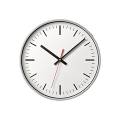 Simple wall clock png file isolated cutout image clock face png object timepiece png round wall clock png transparent background image