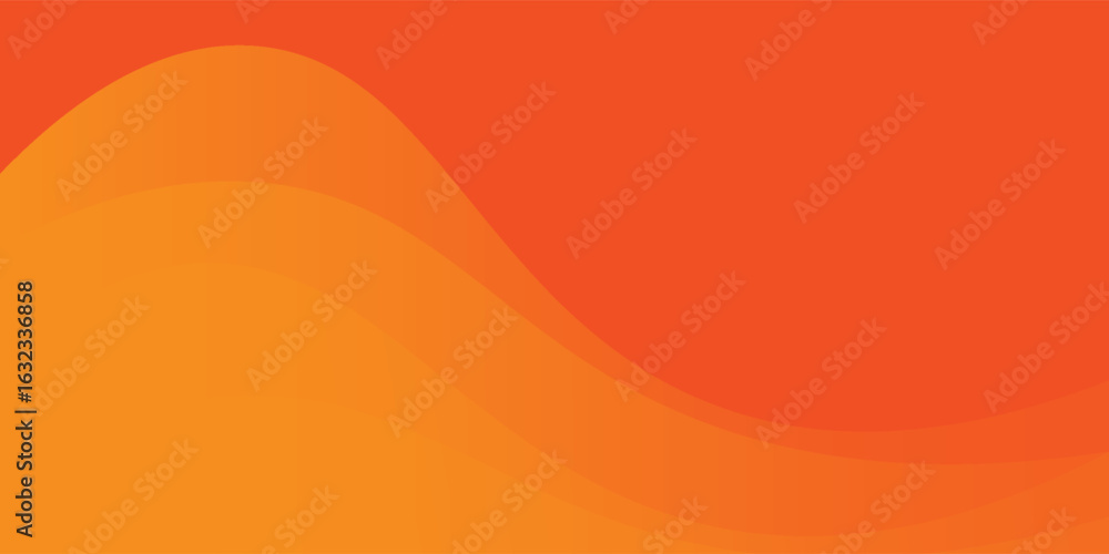 Poster Vector abstract background with dynamic orange waves, lines and particles.Vector abstract background with dynamic orange waves, lines and particles.