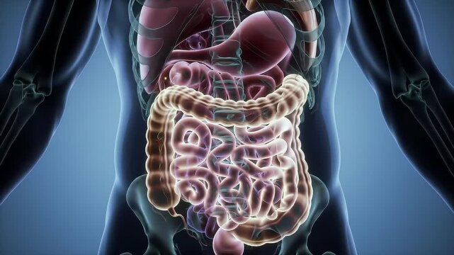 Animated Human Anatomy Digestive System & Internal Organs