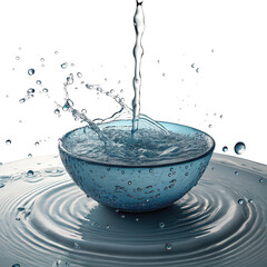 Water splash flowing out from hemisphere shape png transparent background image, dynamic water motion png, fluid splash effect png, refreshing water burst png, hemisphere water flow png