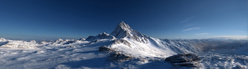 Panoramic hdr mountain view nature landscape