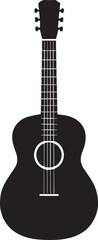 Obraz premium a guitar silhouette 