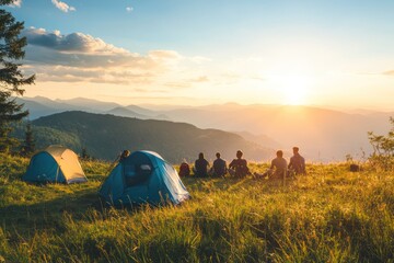 Eco Travelers Camping in Mountains