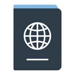 Passport Icon Minimalist Design