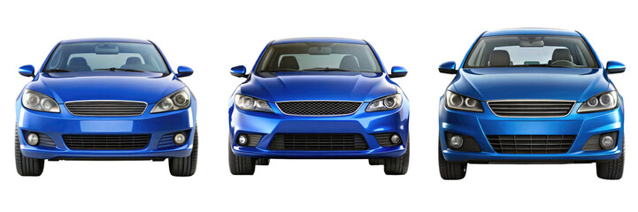 Naklejka premium car isolated on transparent white background, clipping path