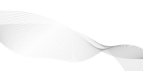  Curved line vector elements for music design, frequency flow business stripe gradient white vector technology, square line gradient blend with liquid shape black line.