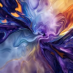 abstract background with colorful waves