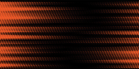Abstract speed lines style orange color halftone banner design template. Vector illustration.eps 10.