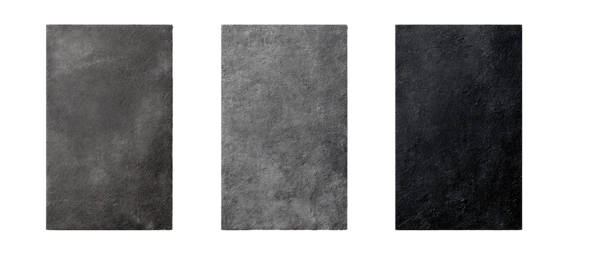 Three shades of textured gray