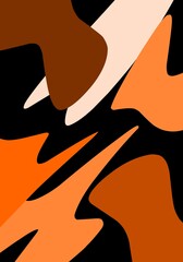 abstract image illustration of colorful striped background