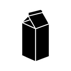 Milk carton vector design