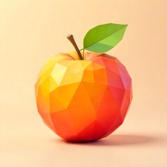 red apple on a white background