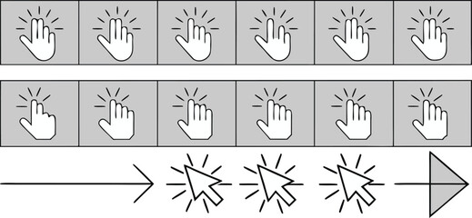 Abstract geometric pattern with vibrant color accents