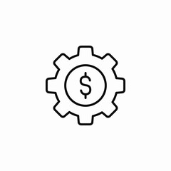 bank account settings icon sign vector