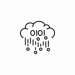 computing cloud icon sign vector