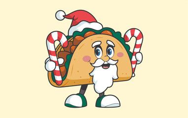 Taco vector design, vector illustration, Taco design, silhouette style.
