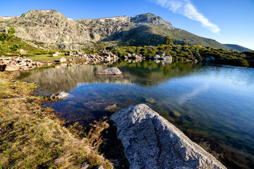 Macizo de Peñalara desde la Laguna Chica © ABUELO RAMIRO