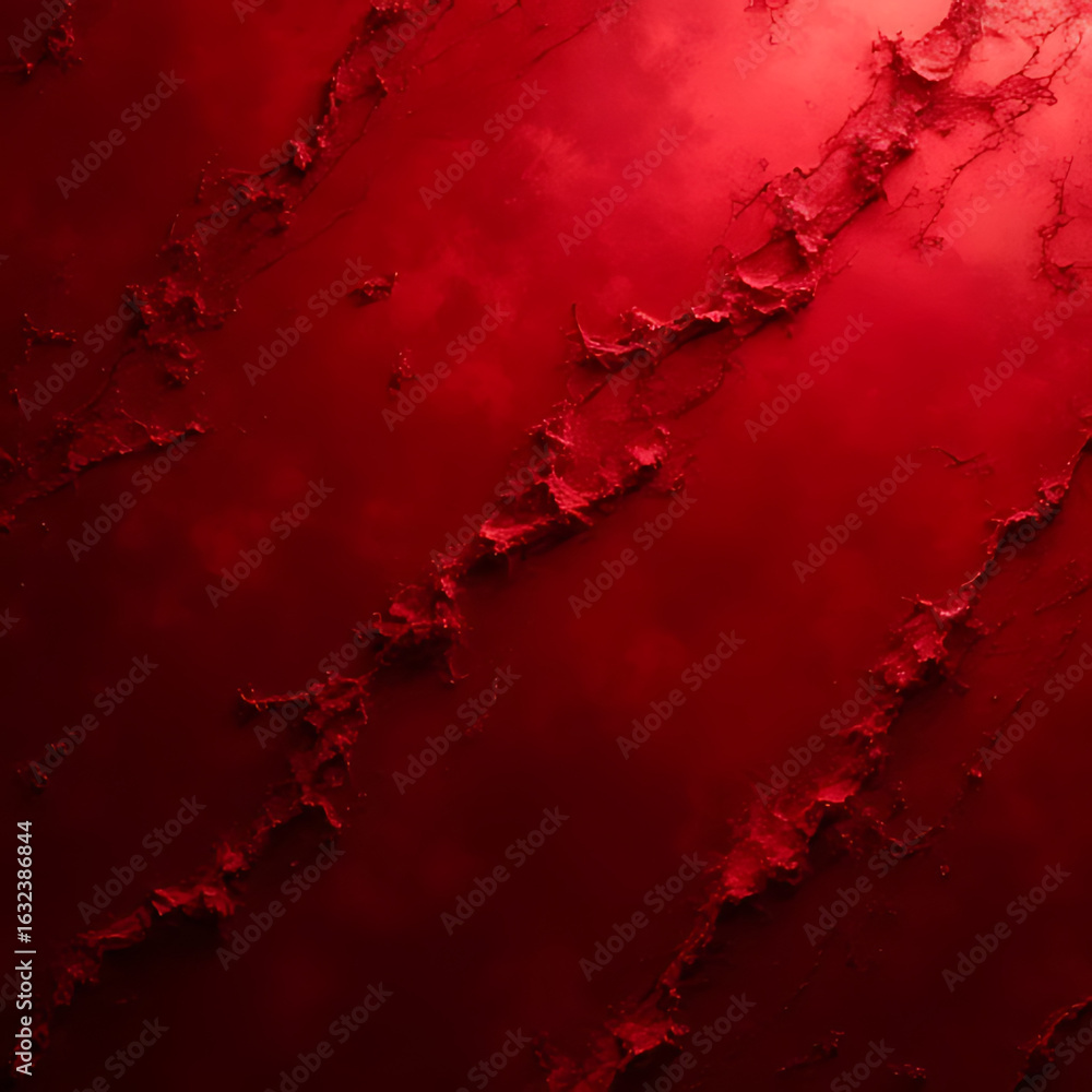 Poster abstract red background with textured surface and diagonal streaks creating dramatic light and shado