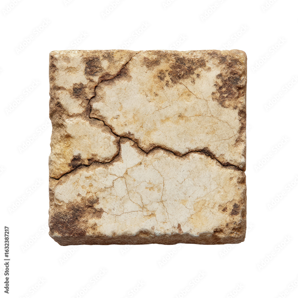 Poster textured stone surface with intricate cracks and natural patterns ideal for backgrounds or design pr