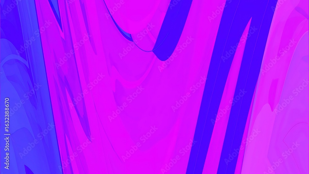 Poster vibrant abstract background with swirling fluid shapes in shades of pink and purple, creating a dyna