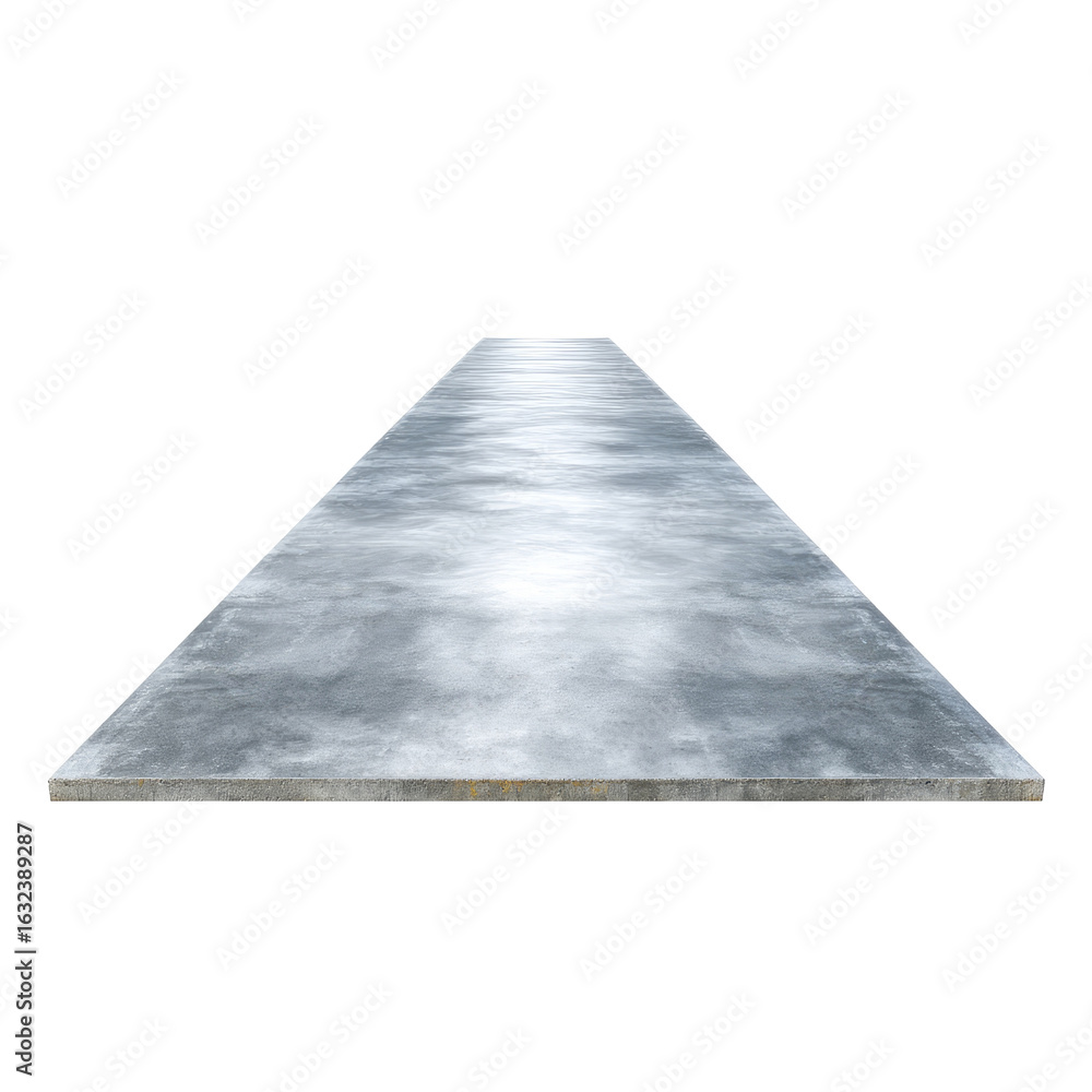 Poster Smooth Concrete Surface with Subtle Reflective Texture Ideal for Background or Flooring in Various Design Projects