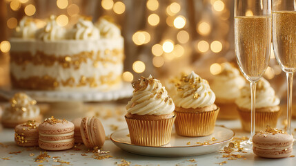 Golden Dessert Bar Celebration