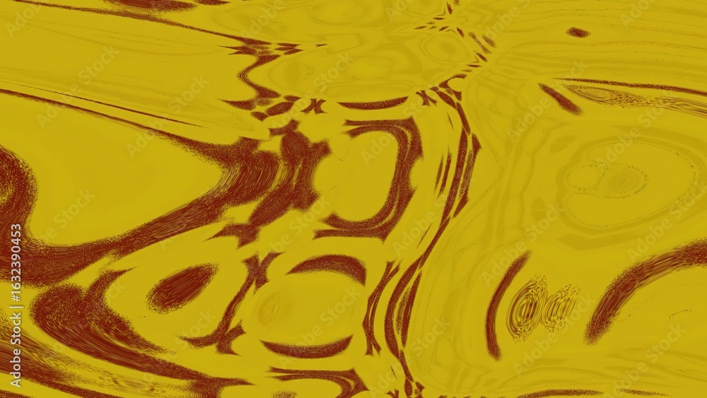 Poster abstract textured pattern with yellow and red colors, creating a sense of movement and energy, perfe