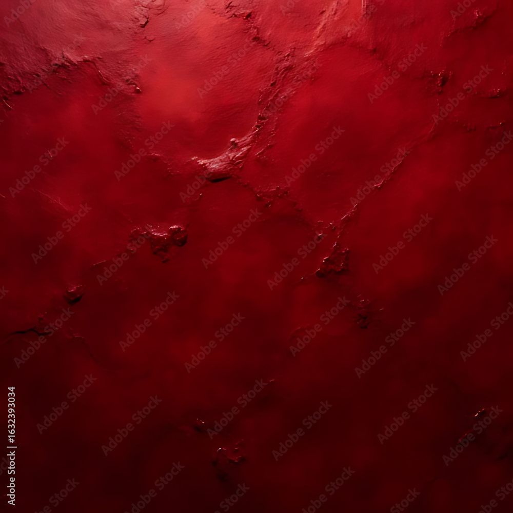 Poster textured red surface with subtle variations in tone and depth creating a dramatic abstract backgroun