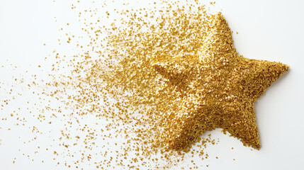 Gold Star Glitter Magic