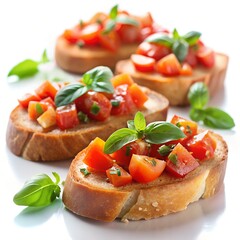 Bruschetta with Tomato Topping