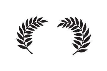 Obraz premium laurel wreath vector illustration